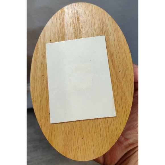 Amish Wooden Magic Marble Towel Holder - Girl & Boy Americana Decor 6x3.5" - Picture 10 of 12